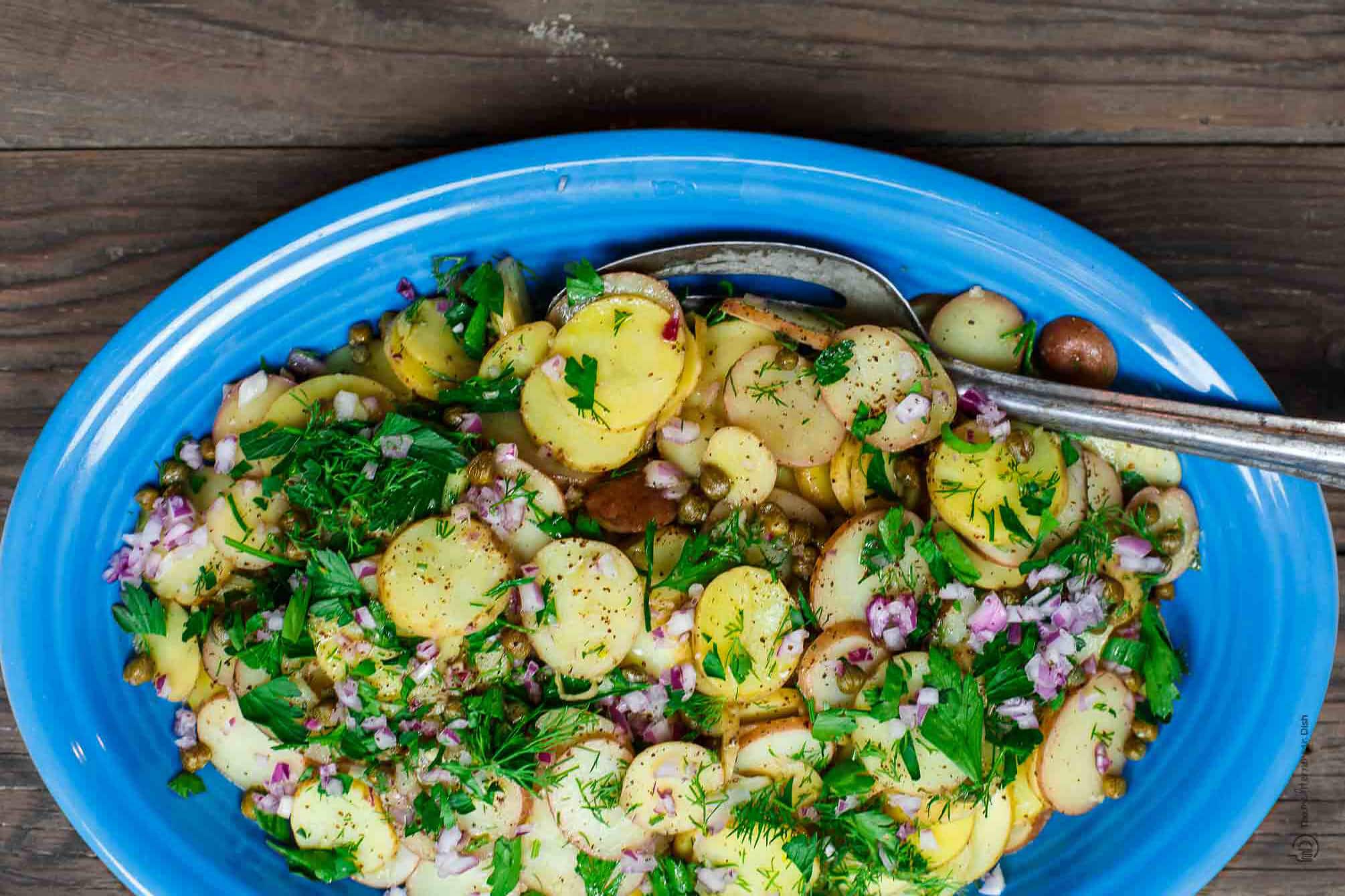 Mustard Potato Salad Mediterranean Style DonerG