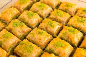Baklava, Turkish Food & Mediterranean Food