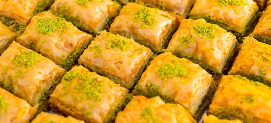 Baklava, Turkish Food & Mediterranean Food