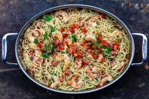 Shrimp Pasta Recipe, Mediterranean-Style